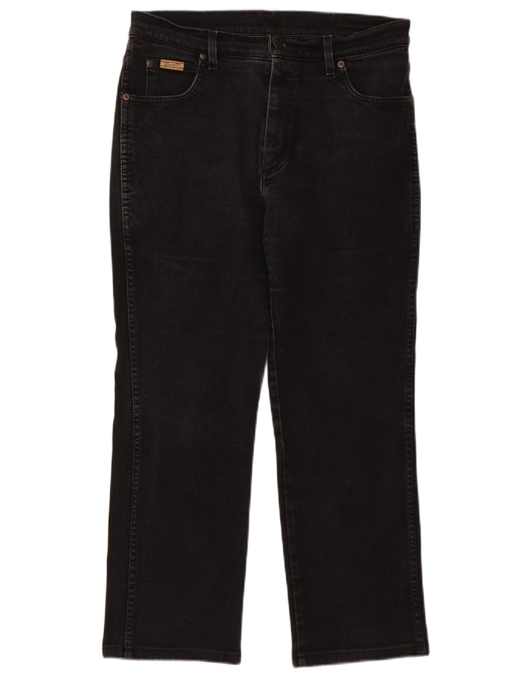 Jeans dritti da uomo Wrangler Texas W34 L27 neri