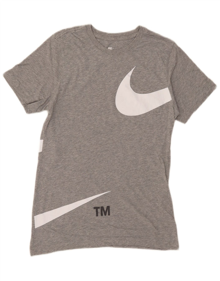 T-shirt grafica da uomo Nike Top XS in cotone grigio