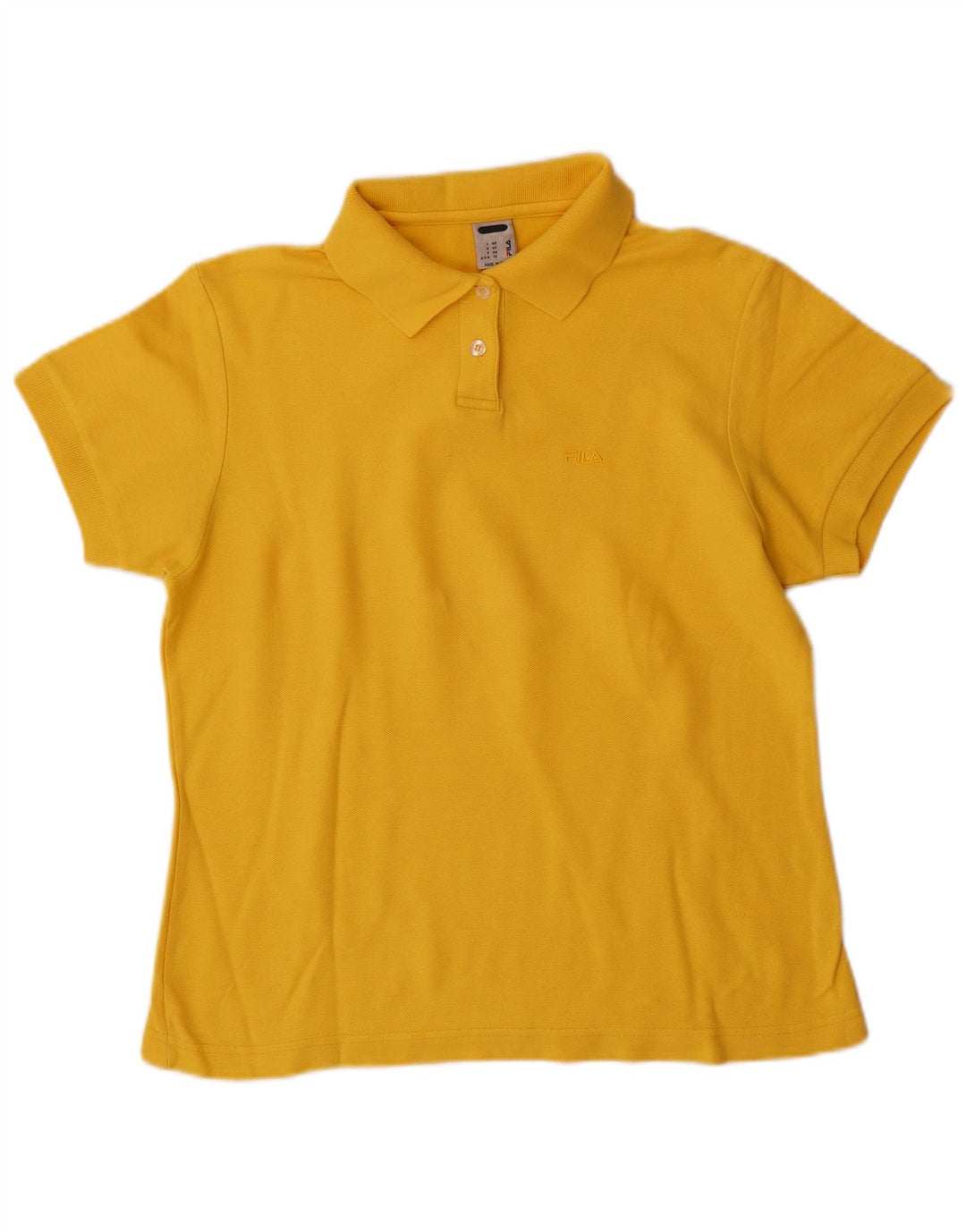 Polo Donna Fila IT 48 XL Cotone Giallo
