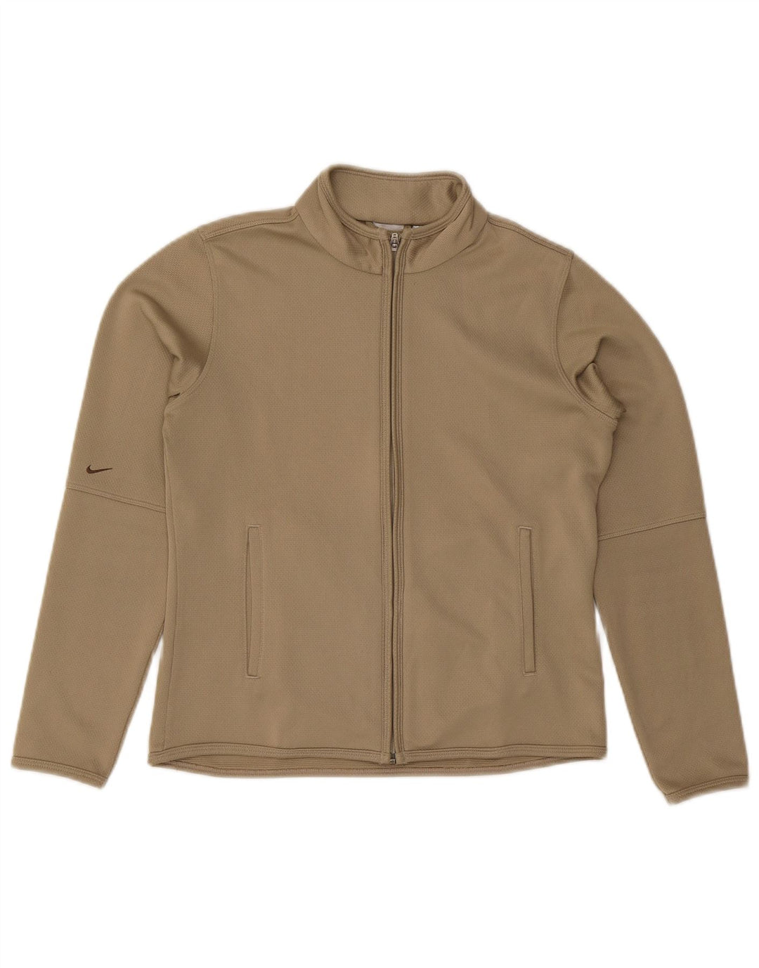 Giacca da tuta Nike Dri Fit da donna US 8/10 Beige medio