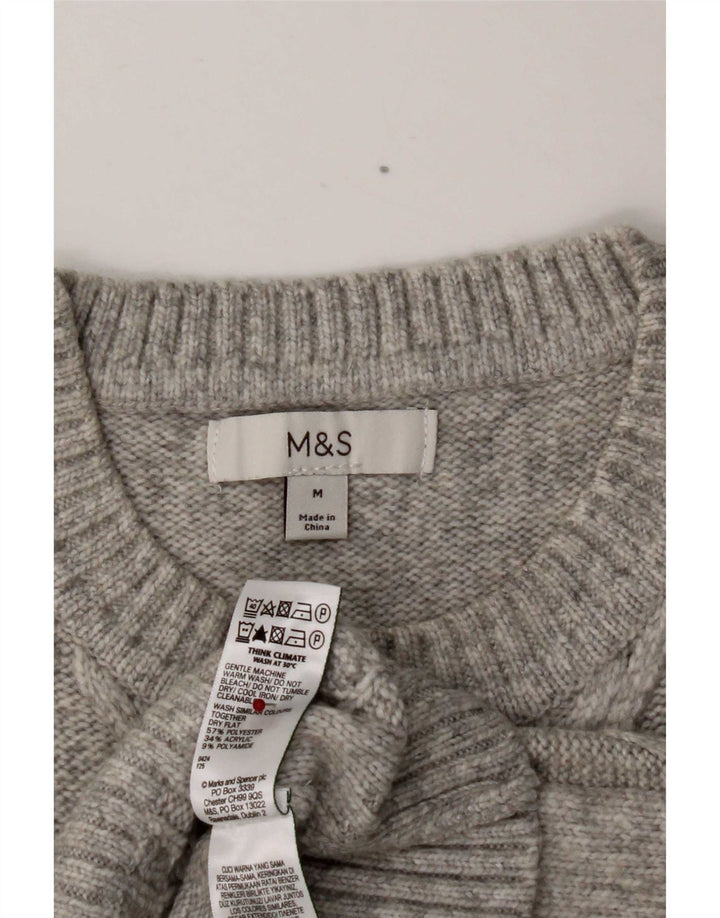 Canotta da donna Marks & Spencer UK 14 Poliestere grigio medio