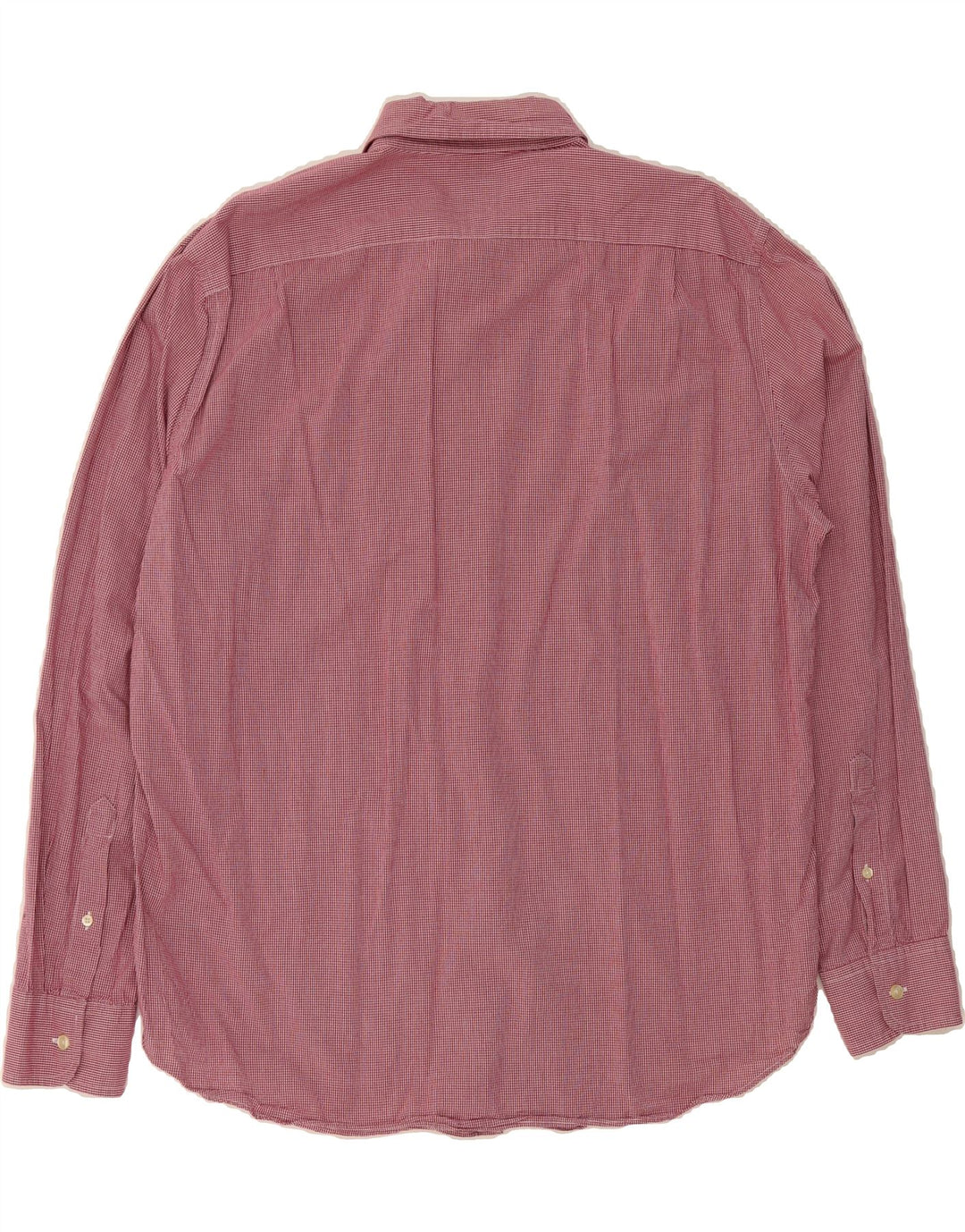 J. CREW Mens Tailored Shirt XL Red Gingham Cotton Vintage J. Crew and Second-Hand J. Crew from Messina Hembry 