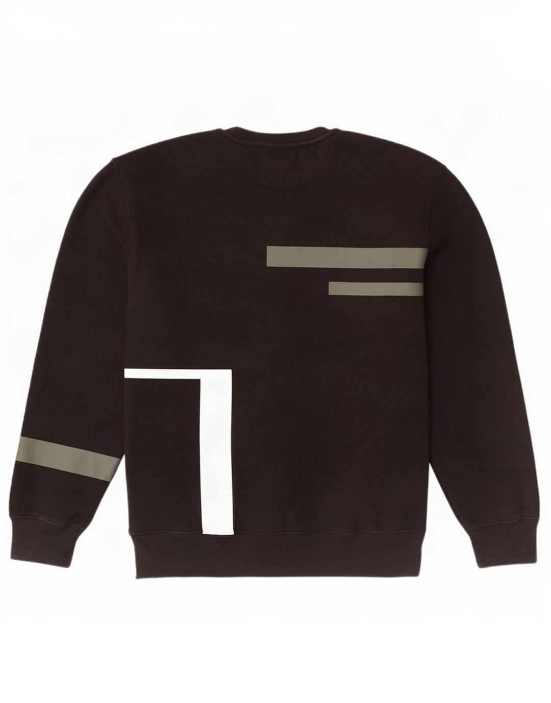 Felpa grafica da uomo Champion, maglione, cotone color block medio nero
