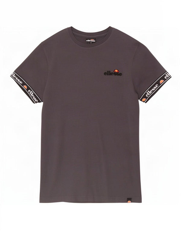 T-shirt grafica da uomo Ellesse Top XS in cotone color block grigio