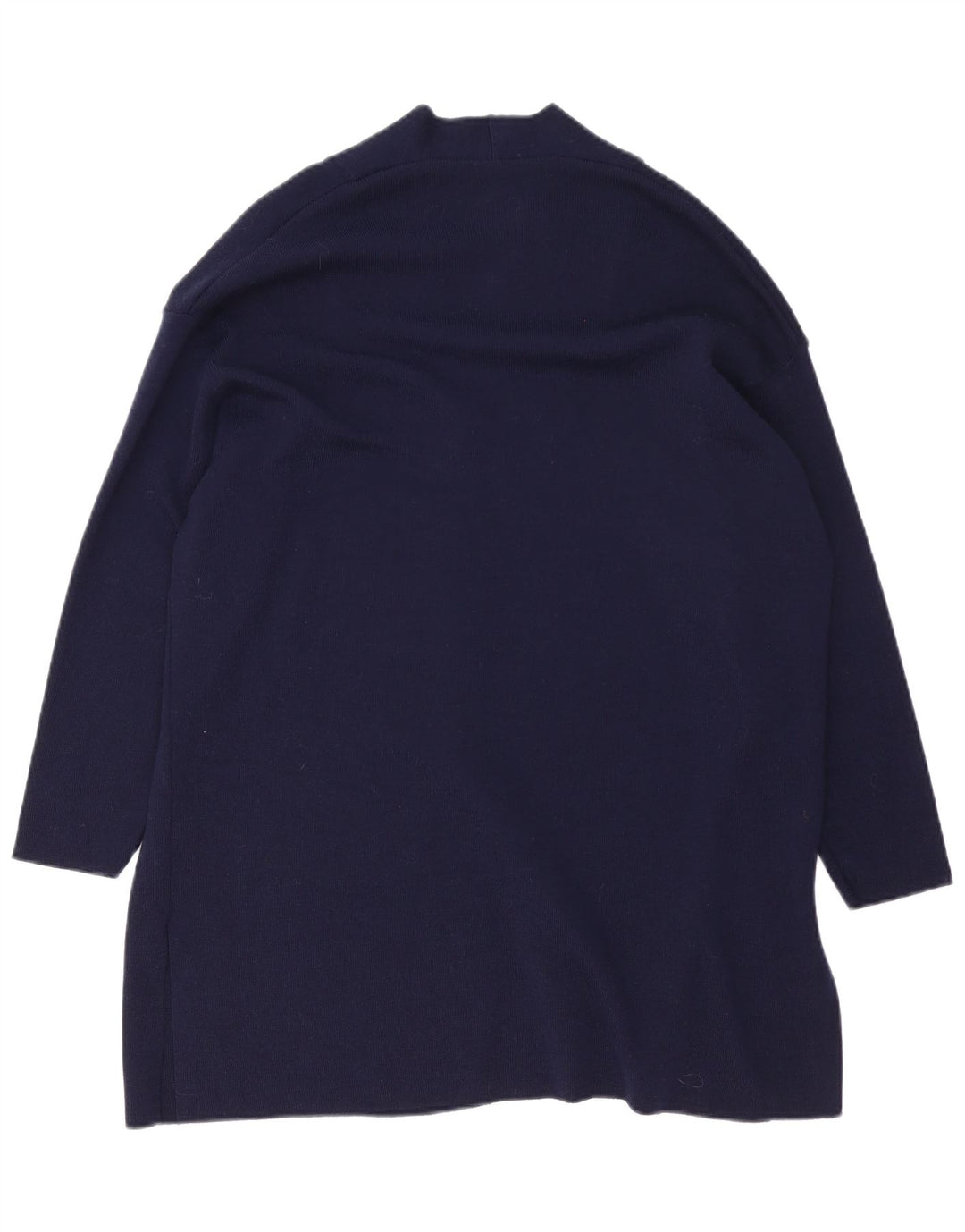 Maglione cardigan lungo da donna Marks & Spencer UK 12 medio blu navy