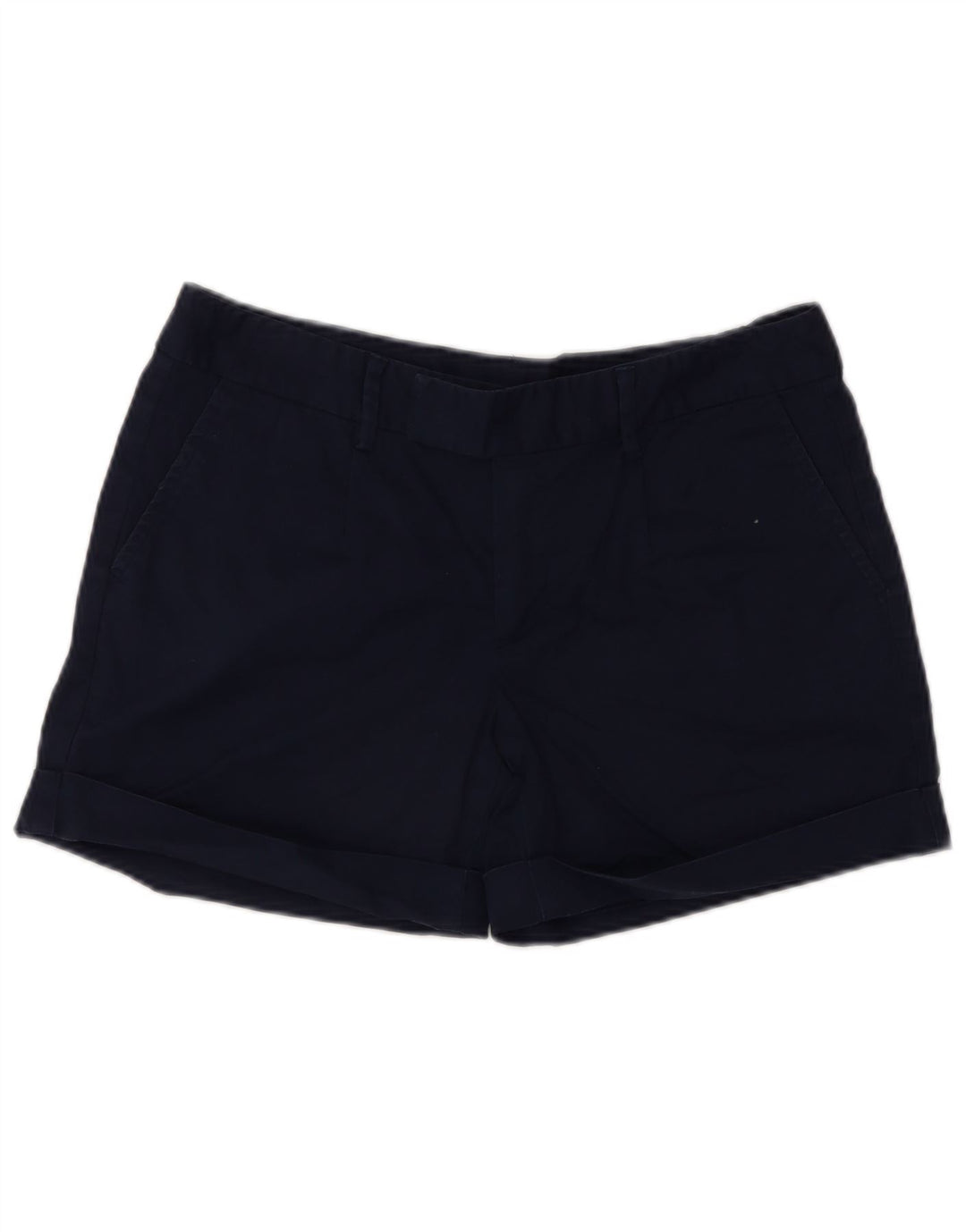 Pantaloncini chino da donna Benetton W30 medio blu navy