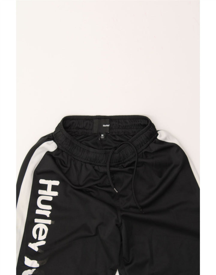 HURLEY Boys Graphic Sport Shorts 10-11 Years Medium Black Colourblock Vintage Hurley and Second-Hand Hurley from Messina Hembry 