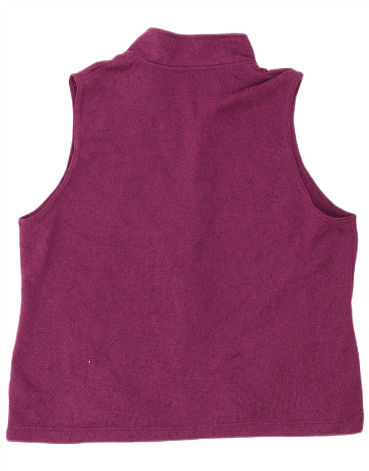 Giacca sportiva senza maniche Lee Riders da donna UK 18 XL Poliestere viola