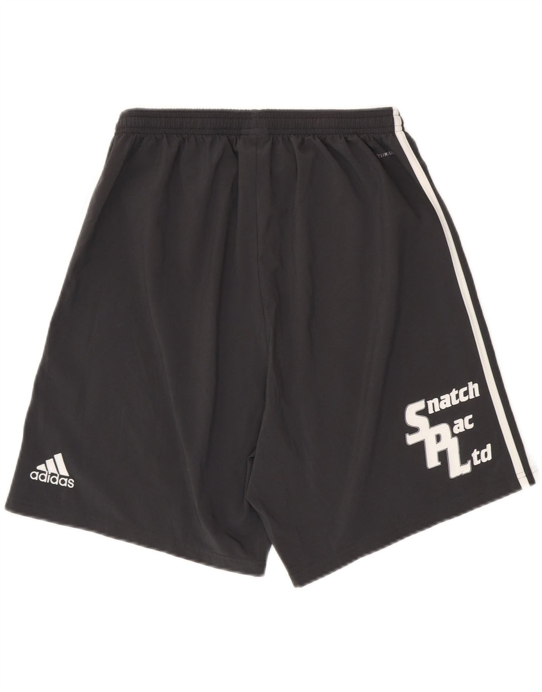 Pantaloncini sportivi Adidas Climalite Graphic da uomo grandi in poliestere nero