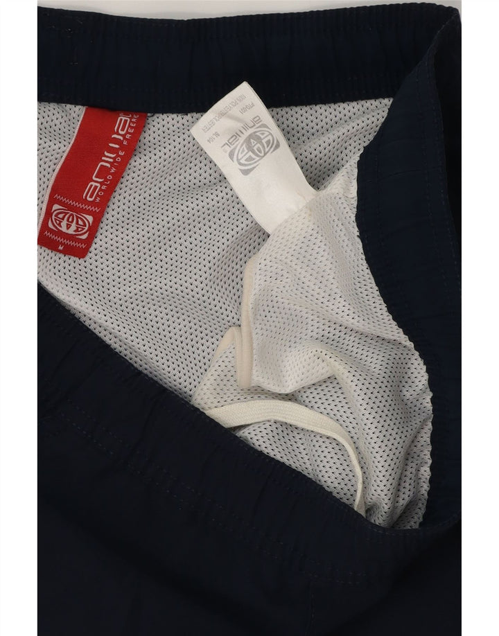 ANIMAL Pantaloncini da bagno con grafica da uomo Poliestere medio blu navy