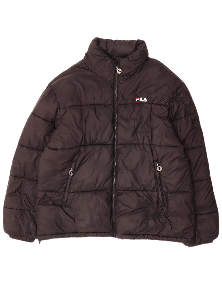 Giacca imbottita da uomo Fila UK 44 2XL poliestere nero