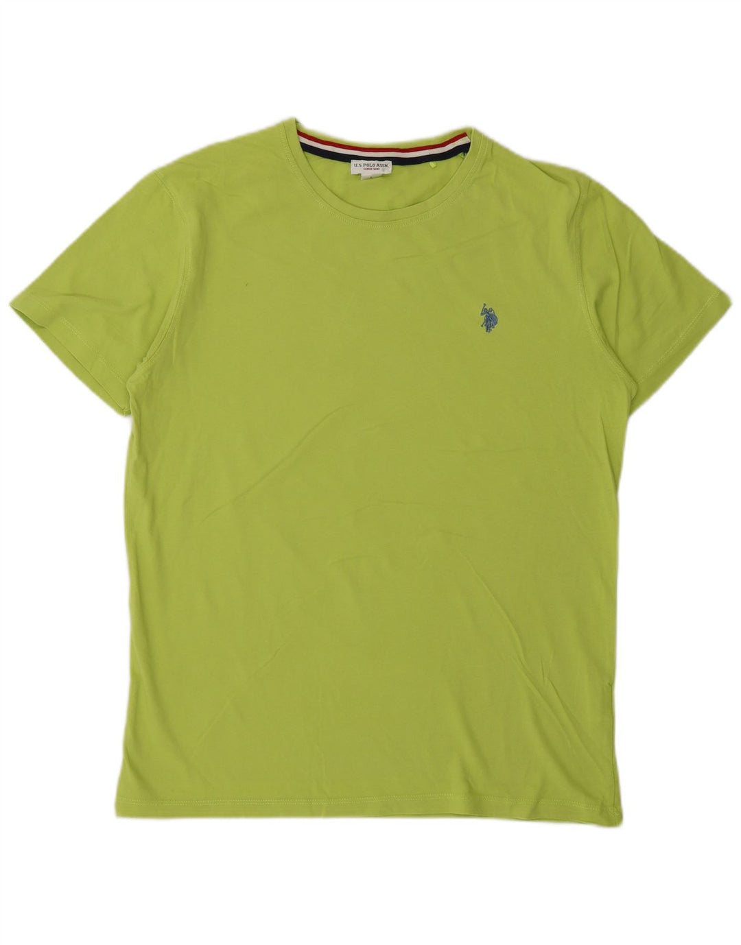 POLO ASSN. T-shirt da donna Top UK 16 grande cotone verde