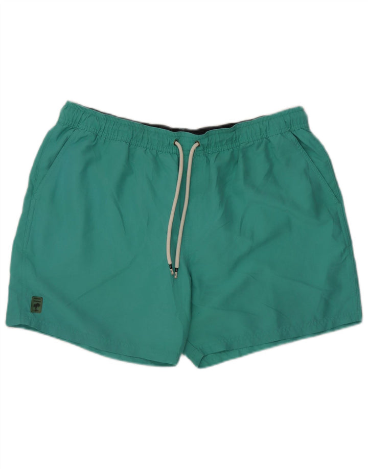 Pantaloncini da bagno da uomo Marks & Spencer XL verde poliestere