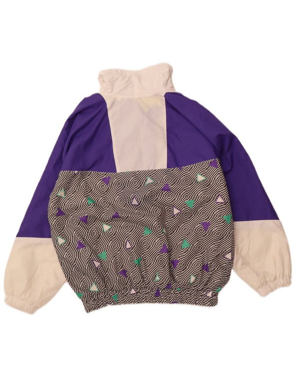 Giacca da sci pullover con cappuccio da uomo RODEO UK 40 Large Purple Colourblock