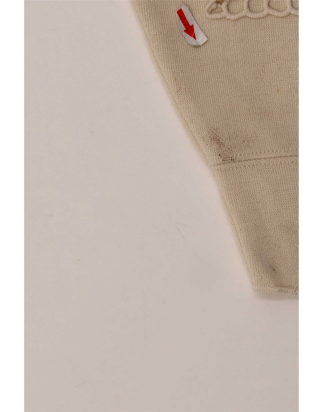 Felpa oversize da donna Zara UK 10 piccola in poliestere beige