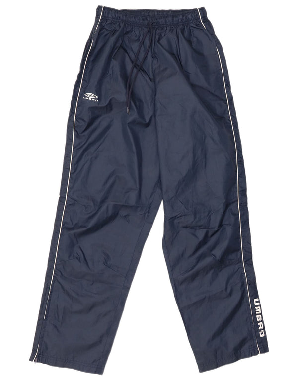 Pantaloni da tuta con grafica da uomo Umbro Large in poliestere blu navy