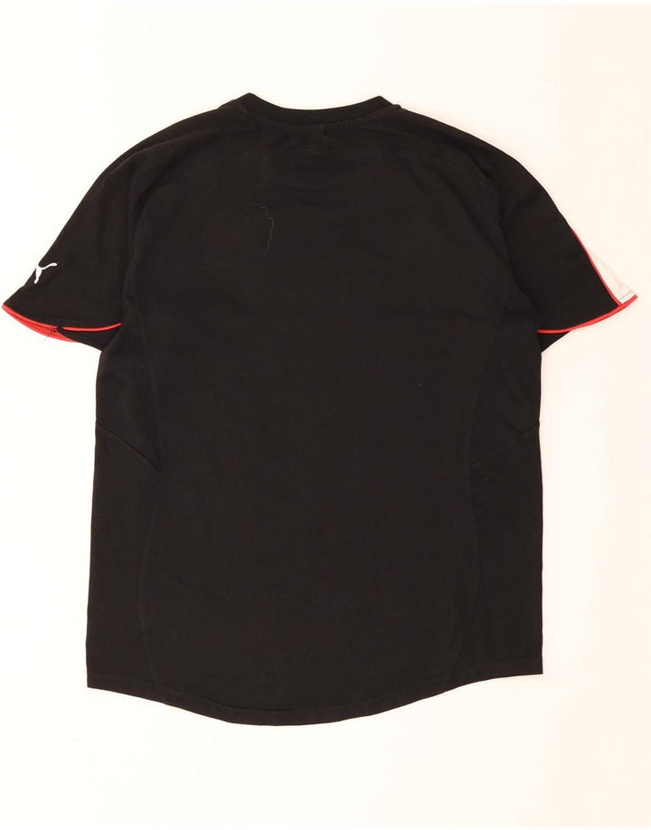 T-shirt grafica da uomo Puma Top color block nero medio