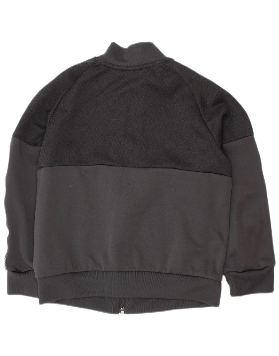 Giacca da ginnastica grafica ADIDAS per ragazzi 6-7 anni in poliestere grigio