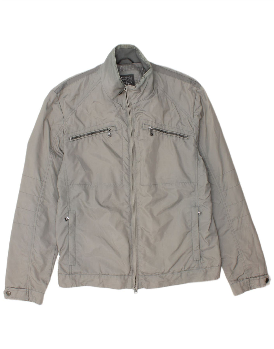 Giacca utility da uomo Geox UK 40 Large Grigia in poliammide