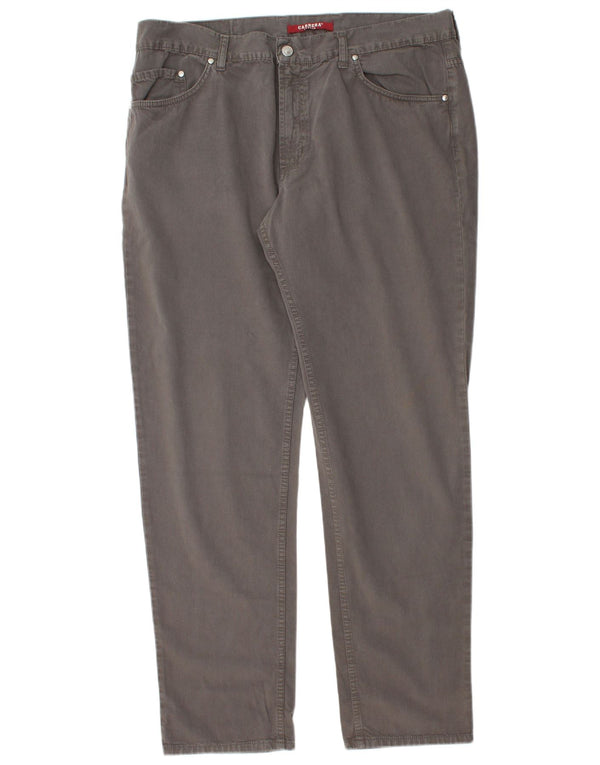 Pantaloni casual da uomo vestibilità regolare Carrera W40 L33 cotone grigio