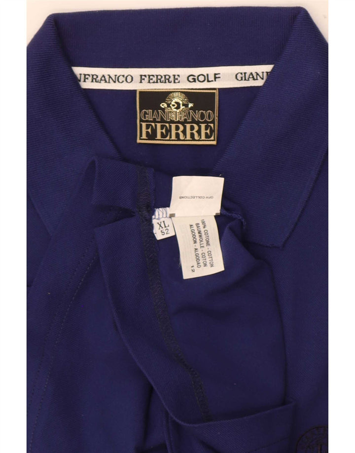 Polo Uomo Gianfranco Ferre XL Blu Cotone
