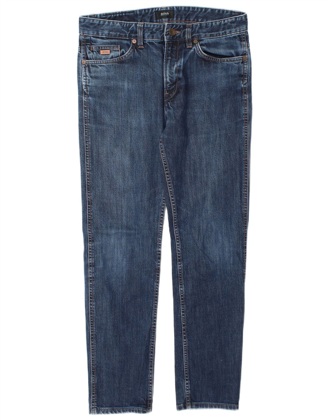 Jeans slim da uomo Hugo Boss W30 L28 cotone blu