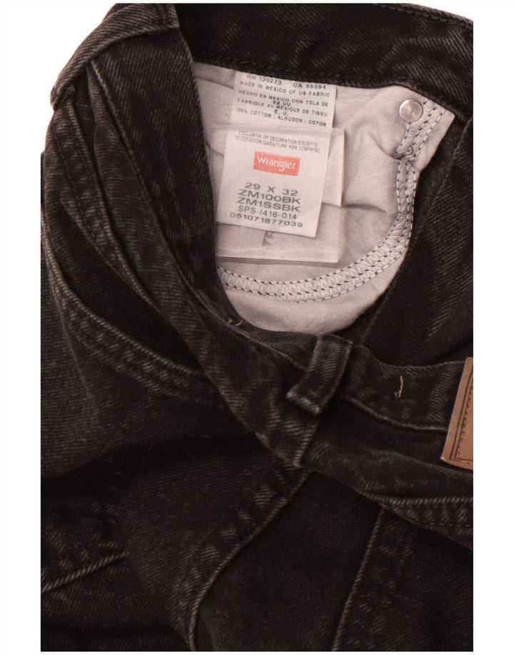 Jeans dritti da uomo WRANGLER W29 L27 cotone nero