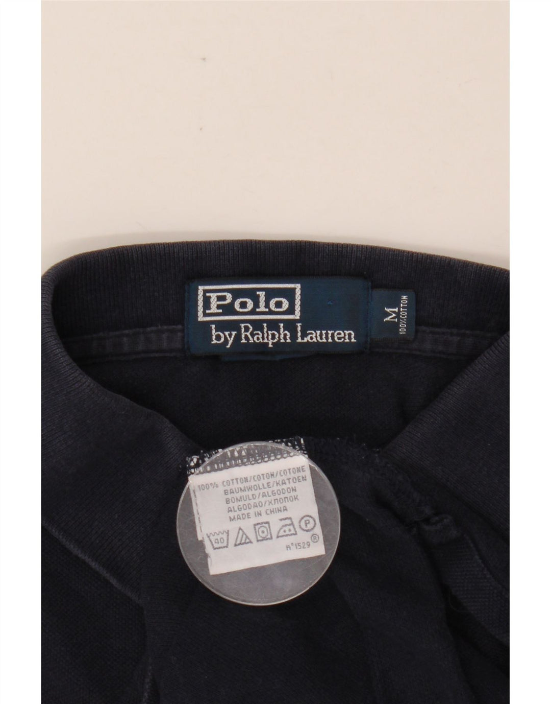 POLO RALPH LAUREN Polo da uomo in cotone blu navy medio