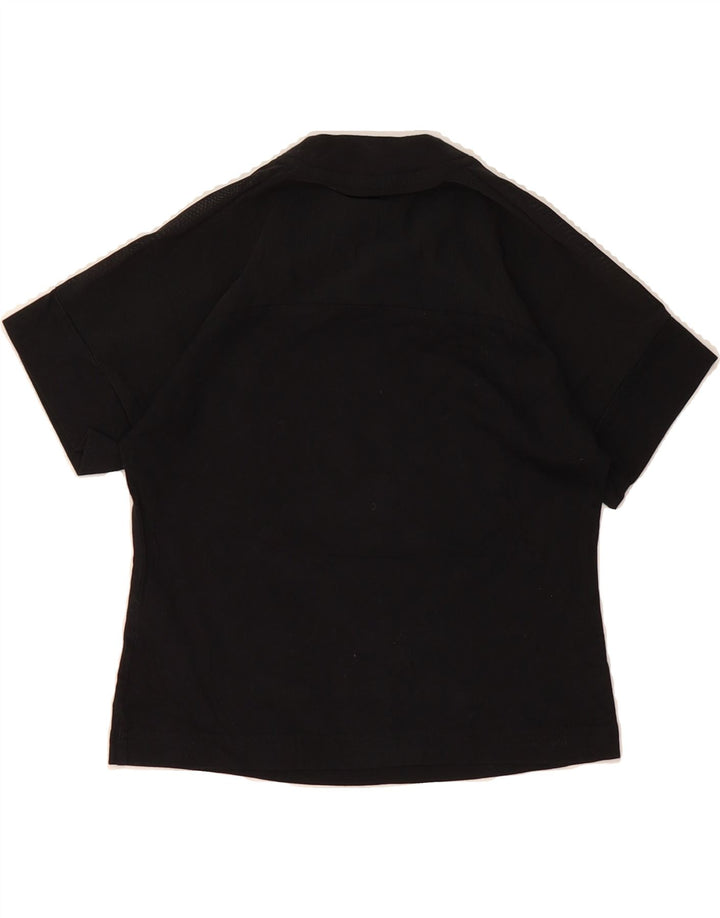 ADIDAS Girls Graphic T-Shirt Top 9-10 Years Black Polyester Vintage Adidas and Second-Hand Adidas from Messina Hembry 