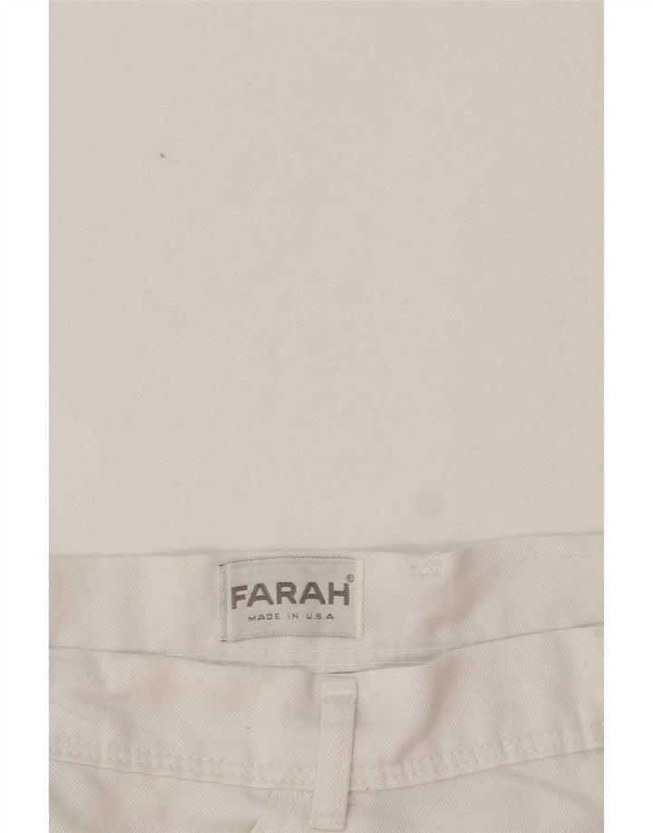 Pantaloncini casual da uomo Farah W38 XL bianchi