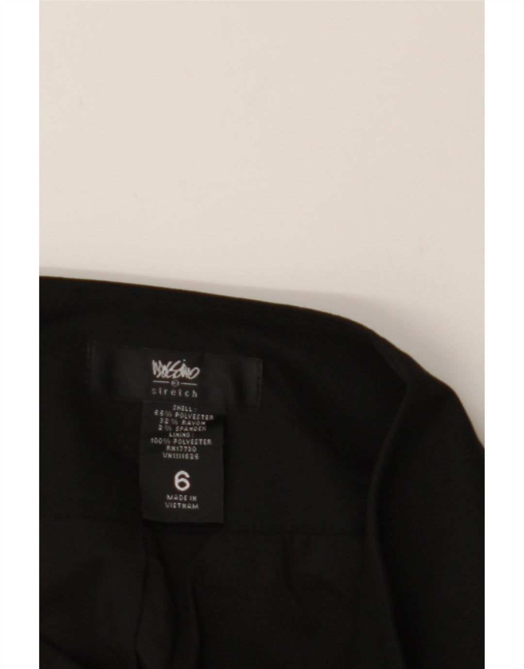 MOSSIMO Womens Pencil Skirt US 6 Medium W30  Black Polyester Vintage Mossimo and Second-Hand Mossimo from Messina Hembry 
