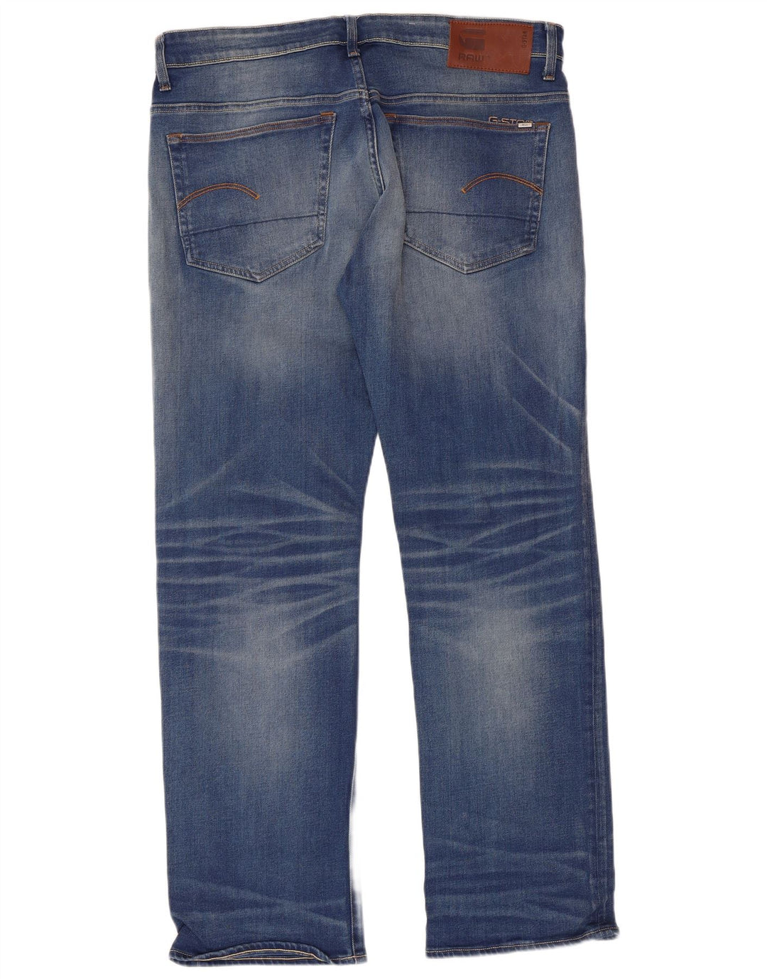 Jeans dritti da uomo G-STAR 3301 W35 L32 cotone blu