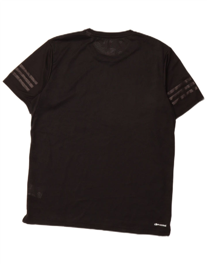 T-shirt Adidas Climacool da uomo, grande, in poliestere nero