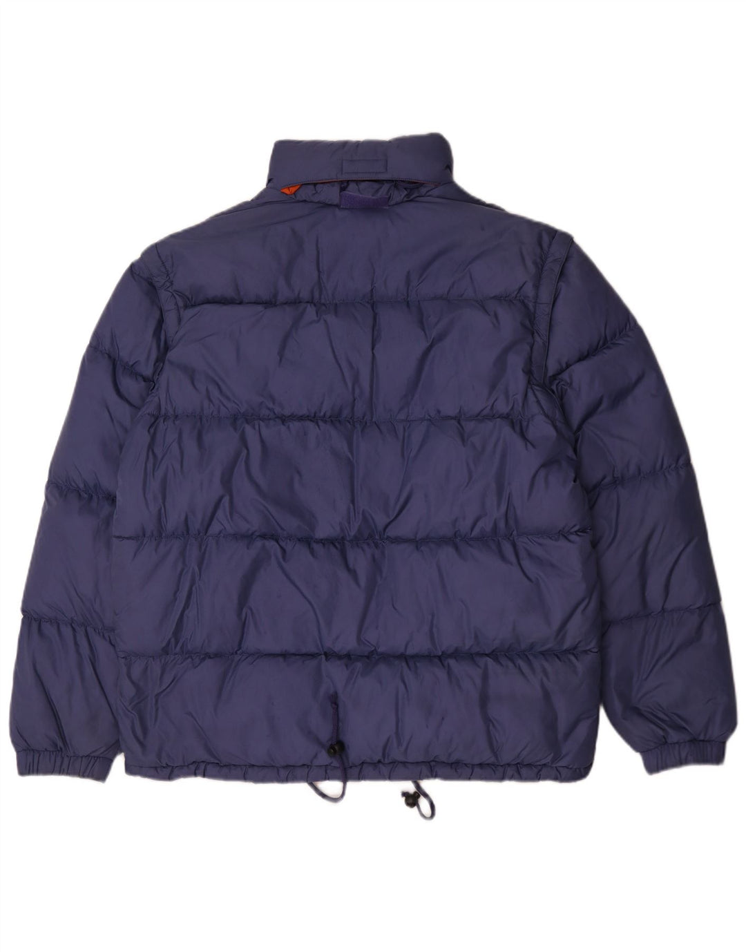 Giacca imbottita con cappuccio da uomo Sergio Tacchini UK 40 Large Blu in poliammide