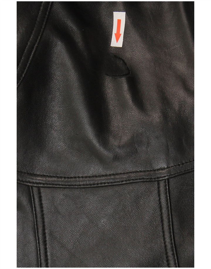 Giacca in pelle da uomo Canda UK 40 grande in pelle nera