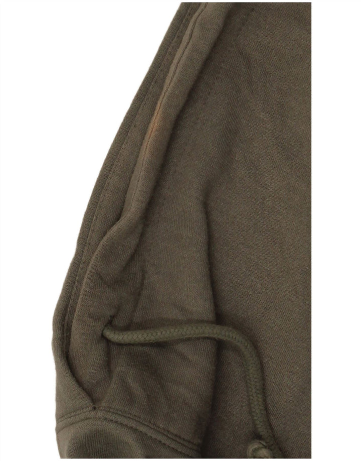 Maglione oversize con cappuccio da donna Topshop UK 16 grande poliestere kaki