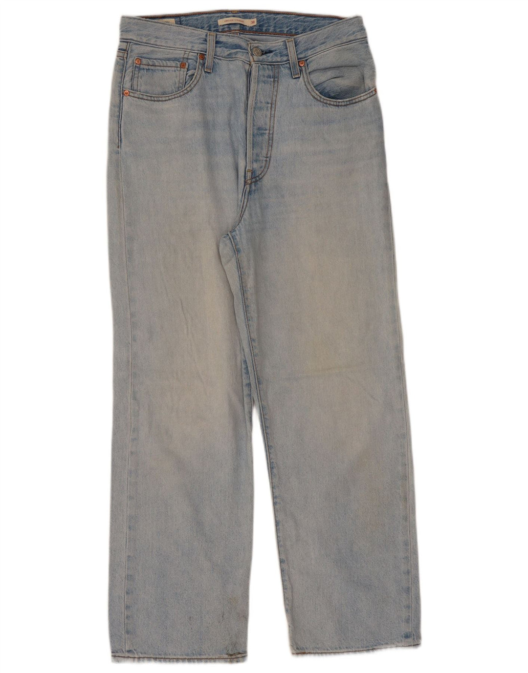 Jeans dritti Ribcage da donna Levi's W30 L29 cotone blu