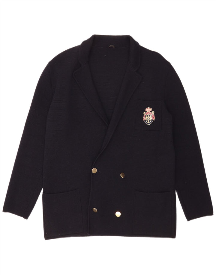 Maglione cardigan doppiopetto da uomo Rainbow IT 56 XL Blu Navy