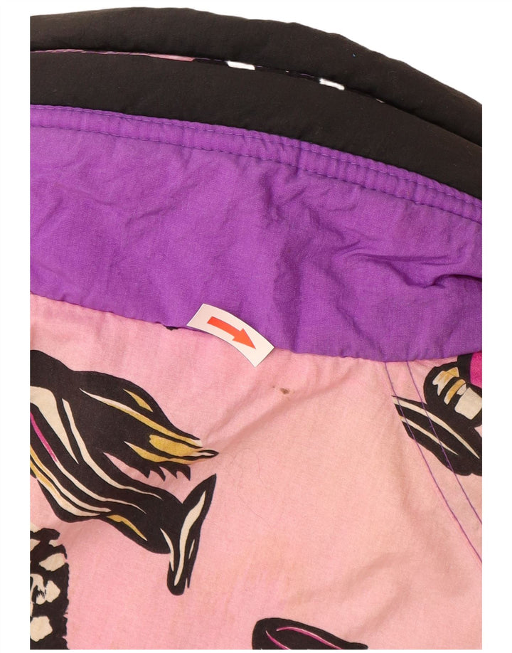 Giacca da sci oversize da donna Etirel UK 10 Small Nylon geometrico viola