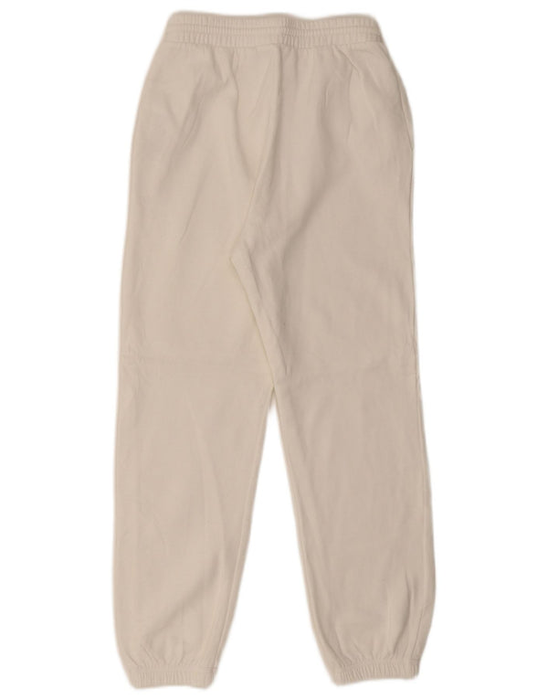 Pantaloni da tuta da donna Zara Joggers UK 10 piccoli cotone bianco