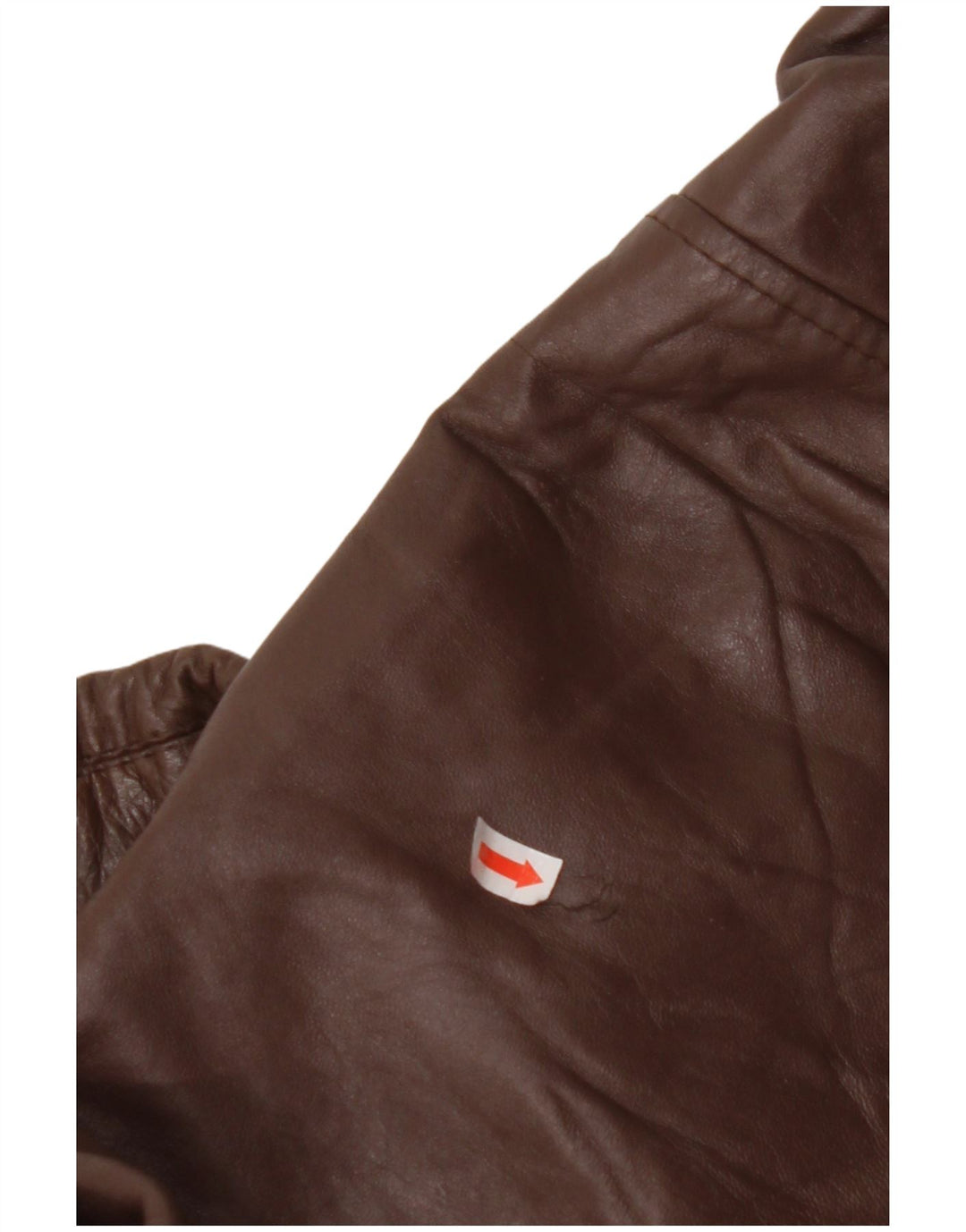 Giacca in pelle da uomo VINTAGE IT 56 3XL Marrone