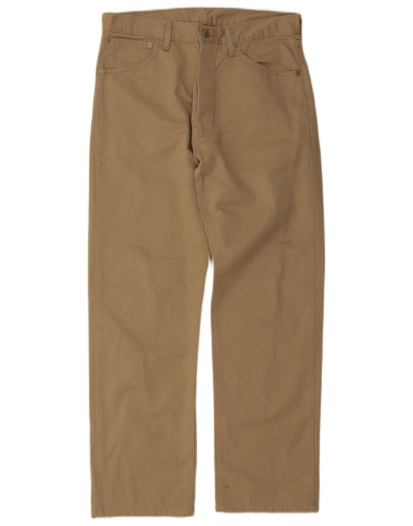 Levi's Uomo 551 Pantaloni casual dritti W34 L30 Cotone Beige