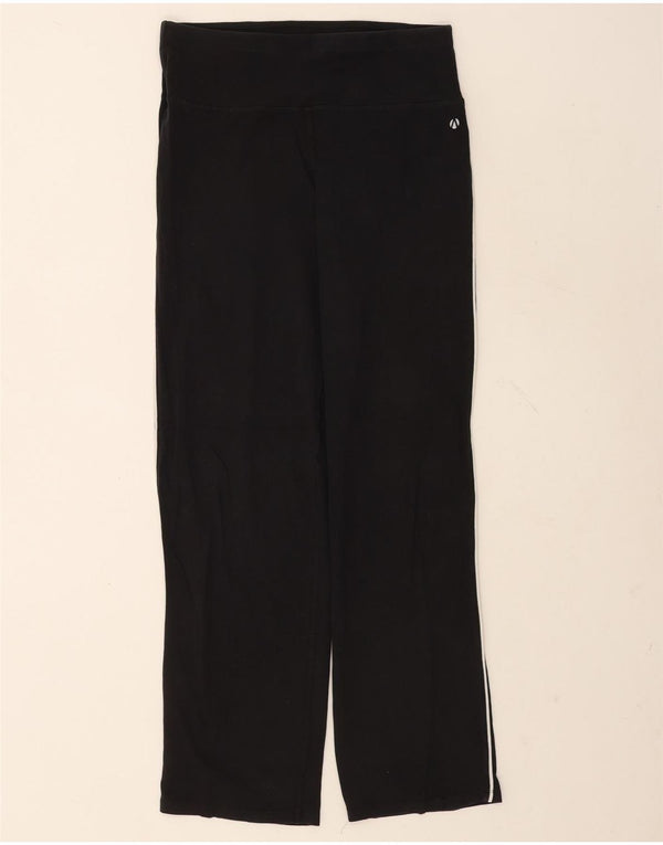 Pantaloni da tuta da donna Marks & Spencer UK 12 medio cotone nero