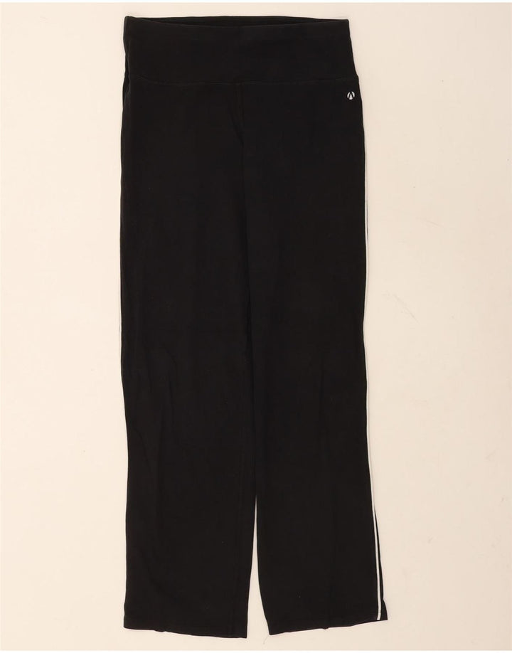 Pantaloni da tuta da donna Marks & Spencer UK 12 medio cotone nero