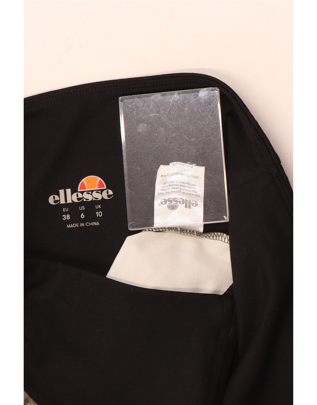 Leggings da donna Ellesse UK 10 Small Poliestere mimetico verde