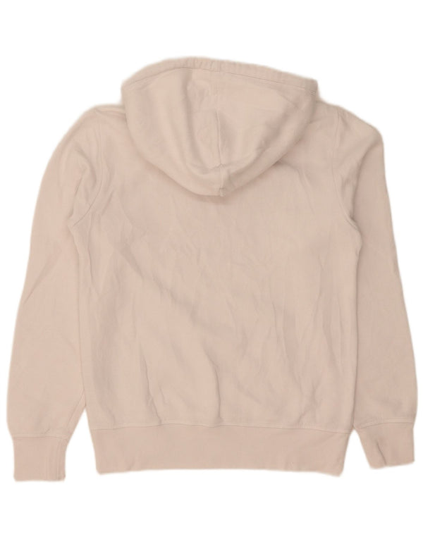 Maglione con cappuccio grafico da donna Champion UK 10 piccolo cotone bianco