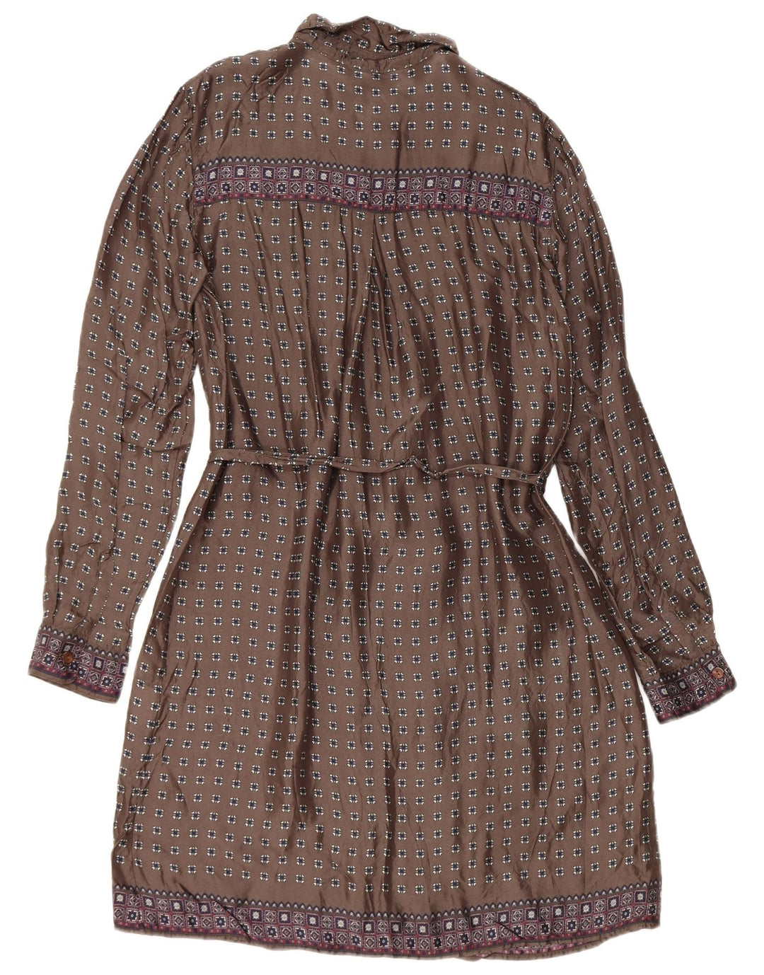 Abito tubino a maniche lunghe da donna Woolrich UK 14 Grigio medio geometrico