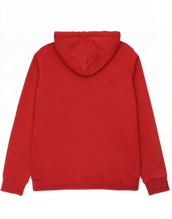 Felpa con cappuccio e zip da uomo Fat Face 2XL in cotone rosso