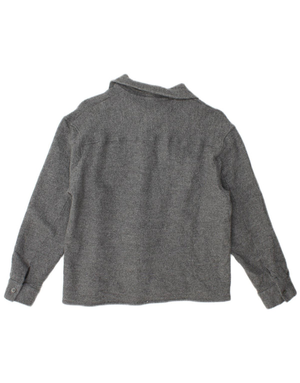 Camicia in flanella da boscaiolo dalla vestibilità rilassata Cos da donna UK 14 Grigio medio