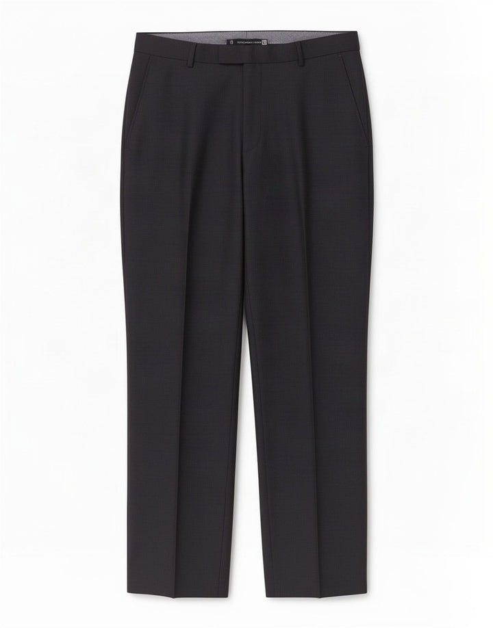 Pantaloni da Abito Dritti Joop da Uomo IT 48 Medio W32 L30 Blu Navy Lana Vergine